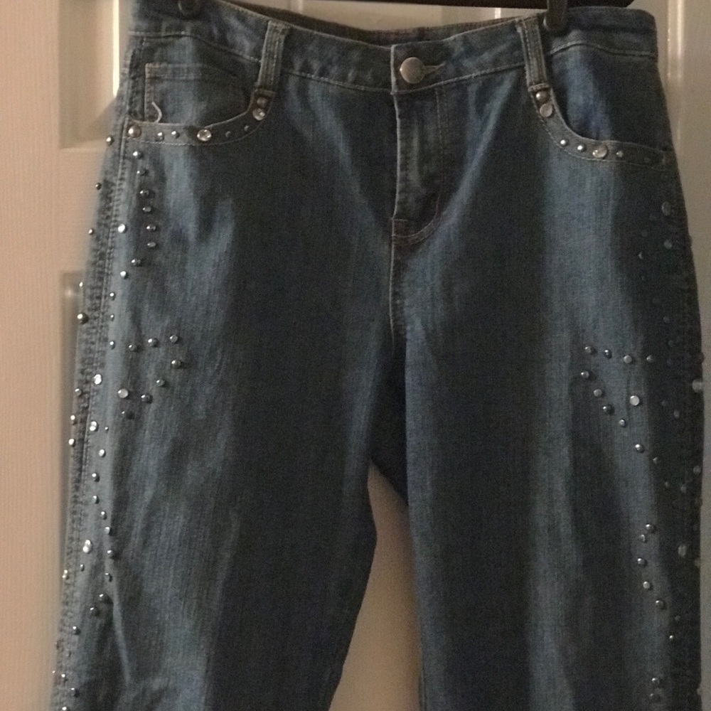 Studded jeans